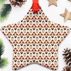 Illustration Geometric Tribal Pattern Design Star Ornament (two Sides) by Wegoenart