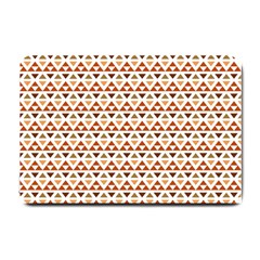 Illustration Geometric Tribal Pattern Design Small Doormat  by Wegoenart