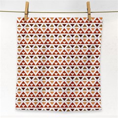 Illustration Geometric Tribal Pattern Design Face Towel by Wegoenart