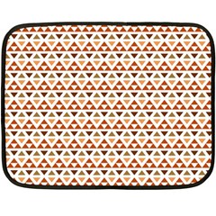 Illustration Geometric Tribal Pattern Design Fleece Blanket (mini) by Wegoenart