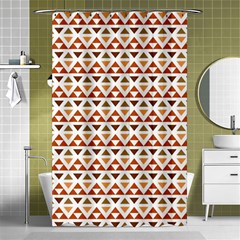 Illustration Geometric Tribal Pattern Design Shower Curtain 48  X 72  (small)  by Wegoenart