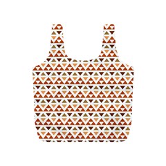 Illustration Geometric Tribal Pattern Design Full Print Recycle Bag (s) by Wegoenart