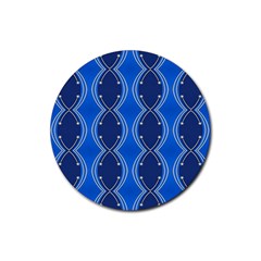 Illustration Pattern Background Wallpaper Rubber Coaster (round) by Wegoenart