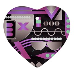 Illustration Background Abstract Geometric Ornament (heart) by Wegoenart