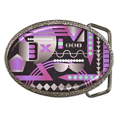 Illustration Background Abstract Geometric Belt Buckles by Wegoenart