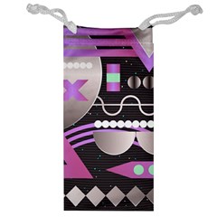 Illustration Background Abstract Geometric Jewelry Bag by Wegoenart