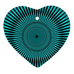 Illusion Geometric Background Ornament (heart)