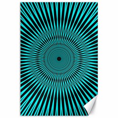 Illusion Geometric Background Canvas 12  X 18  by Wegoenart