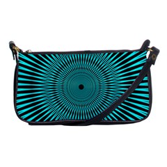 Illusion Geometric Background Shoulder Clutch Bag by Wegoenart