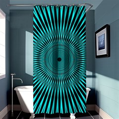 Illusion Geometric Background Shower Curtain 36  X 72  (stall)  by Wegoenart