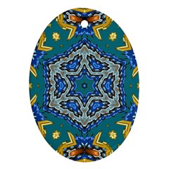 Illustration Art Pattern Design Wallpaper Ornament (oval) by Wegoenart