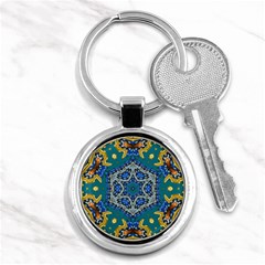 Illustration Art Pattern Design Wallpaper Key Chain (round) by Wegoenart