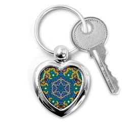 Illustration Art Pattern Design Wallpaper Key Chain (heart) by Wegoenart