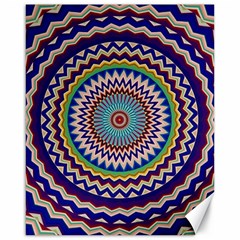 Illustration Kaleidoscope Geometric Circles Canvas 16  X 20  by Wegoenart