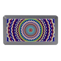 Illustration Kaleidoscope Geometric Circles Memory Card Reader (mini) by Wegoenart