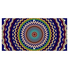 Illustration Kaleidoscope Geometric Circles Banner And Sign 6  X 3  by Wegoenart