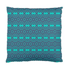 Chevron Zigzag Pattern Standard Cushion Case (two Sides) by Wegoenart