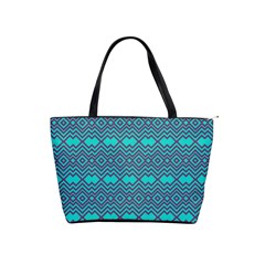 Chevron Zigzag Pattern Classic Shoulder Handbag by Wegoenart