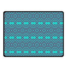 Chevron Zigzag Pattern Fleece Blanket (small) by Wegoenart