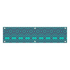 Chevron Zigzag Pattern Banner And Sign 4  X 1  by Wegoenart