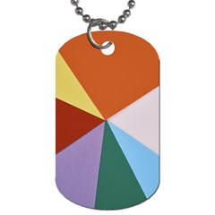 Colorful Paper Art Materials Dog Tag (two Sides) by Wegoenart