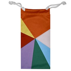 Colorful Paper Art Materials Jewelry Bag by Wegoenart