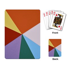 Colorful Paper Art Materials Playing Cards Single Design (rectangle) by Wegoenart