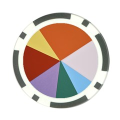 Colorful Paper Art Materials Poker Chip Card Guard by Wegoenart