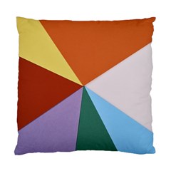 Colorful Paper Art Materials Standard Cushion Case (two Sides) by Wegoenart