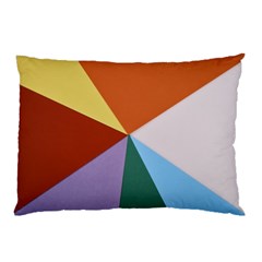 Colorful Paper Art Materials Pillow Case by Wegoenart