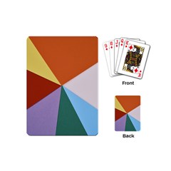 Colorful Paper Art Materials Playing Cards Single Design (mini) by Wegoenart