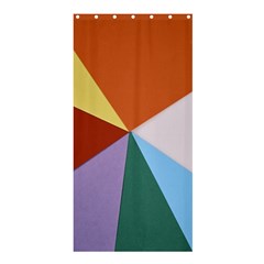 Colorful Paper Art Materials Shower Curtain 36  X 72  (stall) 