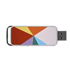 Colorful Paper Art Materials Portable Usb Flash (one Side) by Wegoenart