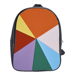 Colorful Paper Art Materials School Bag (xl) by Wegoenart