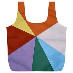 Colorful Paper Art Materials Full Print Recycle Bag (xl) by Wegoenart