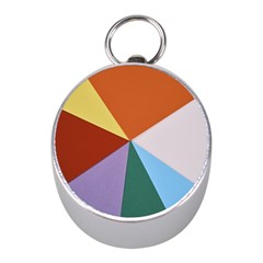 Colorful Paper Art Materials Mini Silver Compasses by Wegoenart