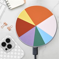 Colorful Paper Art Materials Wireless Charger by Wegoenart