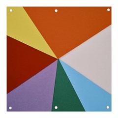 Colorful Paper Art Materials Banner And Sign 3  X 3 