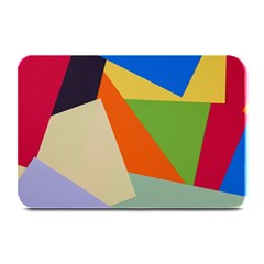 Illustration Colored Paper Abstract Background Plate Mats by Wegoenart