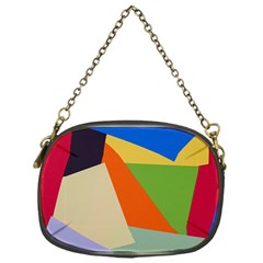 Illustration Colored Paper Abstract Background Chain Purse (one Side) by Wegoenart