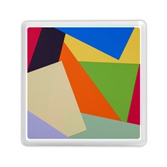 Illustration Colored Paper Abstract Background Memory Card Reader (square) by Wegoenart