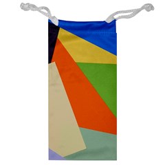 Illustration Colored Paper Abstract Background Jewelry Bag by Wegoenart