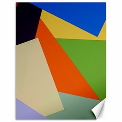 Illustration Colored Paper Abstract Background Canvas 12  X 16 