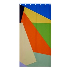 Illustration Colored Paper Abstract Background Shower Curtain 36  X 72  (stall) 