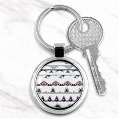 Illustrations Geometric Art Dividers Borders Key Chain (round) by Wegoenart