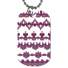 Illustration Geometric Art Dividers Digital Art Dog Tag (Two Sides)