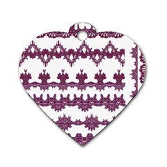 Illustration Geometric Art Dividers Digital Art Dog Tag Heart (One Side)