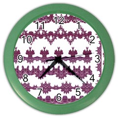 Illustration Geometric Art Dividers Digital Art Color Wall Clock