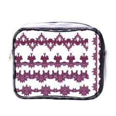 Illustration Geometric Art Dividers Digital Art Mini Toiletries Bag (One Side)