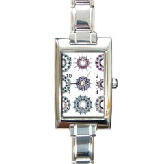 Illustration Pattern Geometric Art Dividers Digital Art Rectangle Italian Charm Watch by Wegoenart